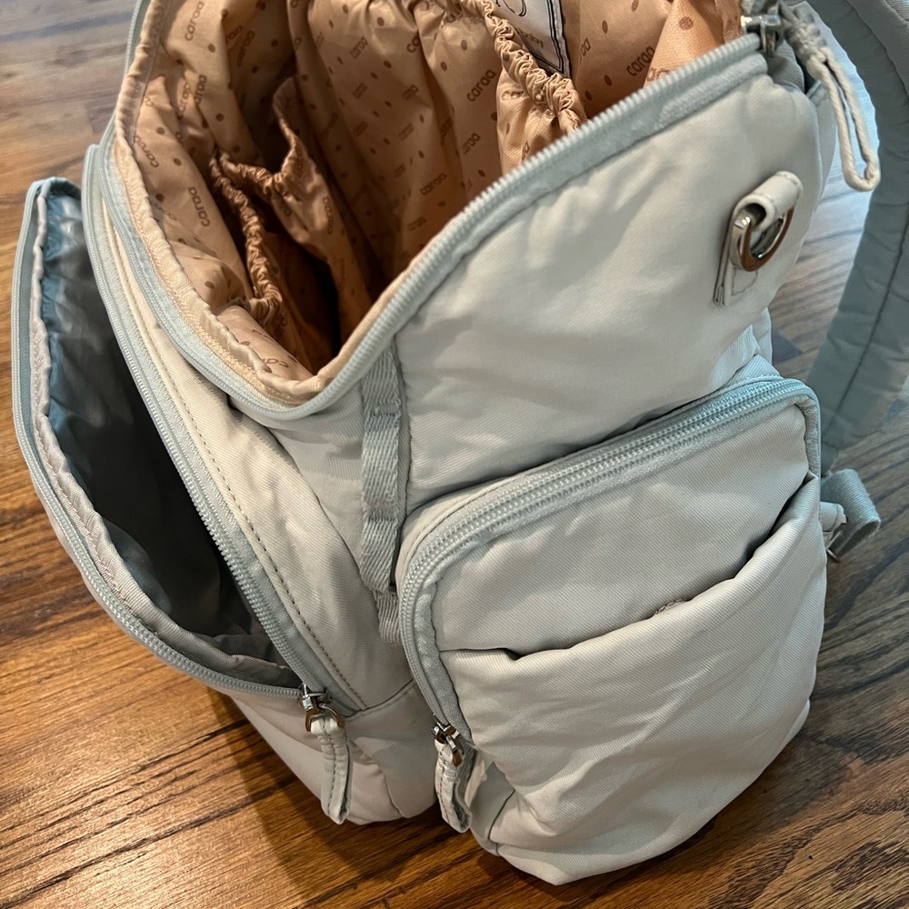 CARAA large baby bag organic cotton in dove - Picture 11 of 14